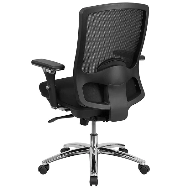 Flash Furniture HERCULES Series Ergonomic Mesh Swivel 24/7 Intensive Use Big & Tall Multifunction Office Chair, Black (LQ2BK) - Image 7