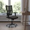 Flash Furniture HERCULES Series Ergonomic Mesh Swivel Big & Tall Executive Office Chair, Black (WL5029SYGA)