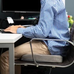 Mind Reader Harmony Collection Foam Cushions, Gray (SEACUSH-GRY)