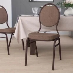 Flash Furniture HERCULES Series Teardrop Back Stacking Banquet Chair (FDC04CPR08T02)