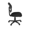 Regency Carter Swivel Office Chair, Black, Armless (5083BK)