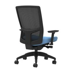 Union & Scale Workplace2.0™ Vinyl Task Chair, Lagoon, Integrated Lumbar, 2D Arms, Advanced Synchro (53285)