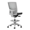 Union & Scale Workplace2.0™ Fabric Stool, Iron Ore, Integrated Lumbar, Armless, Synchro-Tilt, Partial Assembly Required