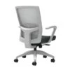 Union & Scale Workplace2.0™ Fabric Task Chair, Iron Ore, Adjustable Lumbar, Fixed Arms, Synchro-Tilt With Seat Slide (53527)