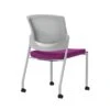 Union & Scale Workplace2.0™ Fabric Guest Chair, Amethyst, Integrated Lumbar, Armless, Stationary Seat Control (53691)