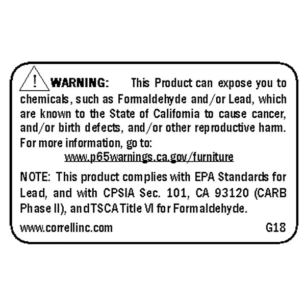 Correll 24"W X 48"L Laminate Top Adjustable Training Table Black Granite (FT2448-07) - Image 4