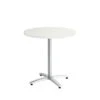 Union & Scale™ Workplace2.0™ 30" Laminate Round Table With X-Base, Silver Mesh (54007)