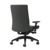 Union & Scale Workplace2.0™ Task Chair Upholstered 2D, Adjustable Arms, Iron Ore Fabric, Synchro Tilt Seat Slide (54177)