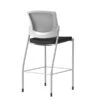 Union & Scale Workplace2.0™ Bistro Height Stool Fog Mesh, Armless, Black Fabric (54261)