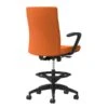 Union & Scale Workplace2.0™ Stool Upholstered, Fixed Arms, Apricot Fabric, Limited Synchro Tilt (54215)