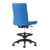 Union & Scale Workplace2.0™ Stool Upholstered, Armless, Cobalt Fabric, Limited Synchro Tilt (54228)