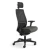 HON Endorse Fabric/Mesh Mid-Back Task Chair With Headrest, Starry Night, All-Adjustable Arms (HONLWM3VOP11HR)