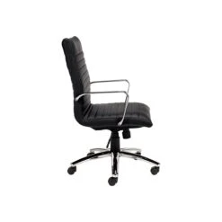 Global OTG Faux Leather Executive Chair, Black (OTG11730B)