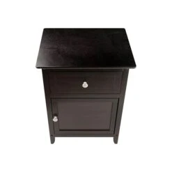 Winsome Eugene 18.9"W X 14.96"D Accent Table, Espresso (92815)