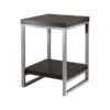 Winsome Jared 18"W X 18"D End Table, Espresso (93418)