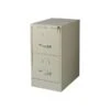 Quill Brand® 2-Drawer Vertical File Cabinet, Locking, Letter, Putty/Beige, 22"D (22334D)