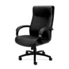 HON Validate Leather Executive Big & Tall Chair, 449.7 Lb. Capacity, Black (BSXVL685SB11)