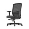 HON Exposure Mesh High-Back Task Chair, Synchro-Tilt, Lumbar, Seat Glide, 2-Way Arms, Black Fabric (BSXVL721LH10)