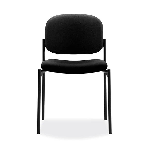 HON Scatter Fabric Stacking Guest Chair, Black (BSXVL606VA10)