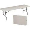 Quill Brand® Folding Table, 96"L X 30"W, Platinum (79158)