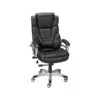 Quill Brand® Baird Bonded Leather Manager Chair, Black (23234)
