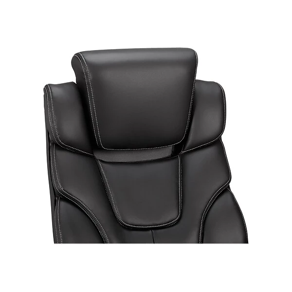 Quill Brand® Baird Bonded Leather Manager Chair, Black (23234) - Image 4