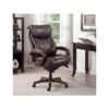 La-Z-Boy Trafford Faux Leather Executive Big & Tall Chair, 400 Lb. Capacity, Vino Brown (45782OSS)