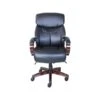 La-Z-Boy Bradley Bonded Leather Executive Chair, Black (46089-CC)