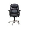 Serta Back In Motion Leather Executive Chair, Black (CHR200006)