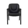 Global Offices To Go Faux Leather Guest Chair, Black (OTG3915B)