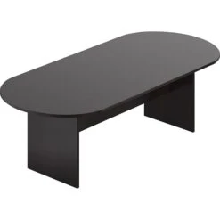 Offices To Go Superior Laminate Racetrack Conference Table, 29.5"H X 95"L X 44"D, Espresso (SL9544RS-AEL)