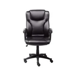 Serta Bonded Leather Executive Chair, Black (CHR200097)