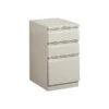 HON Brigade 3-Drawer Vertical File Cabinet, Mobile/Pedestal, Letter, Gray, 22.88"D (H33723R.L.Q)