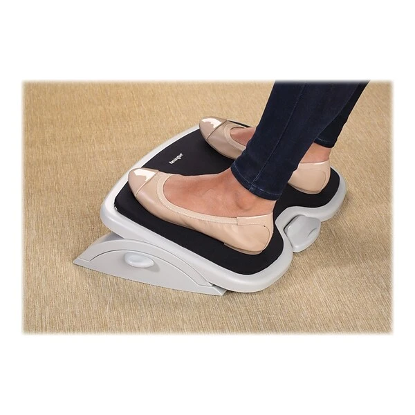 Kensington Solemate Tilt Adjustable Footrests, Gray/Black (KMW56144) - Image 5