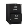 HON 310 Series 2-Drawer Vertical File Cabinet, Locking, Legal, Black, 26.5"D (H312C.P.P)