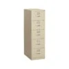 HON 310 Series 5-Drawer Vertical File Cabinet, Locking, Legal, Putty/Beige, 26.5"D (H315C.P.L)