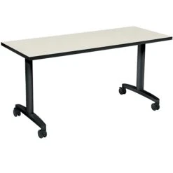 HON Huddle Training Room Table, 24"D X 60"W, Gray (HONHUD2460FXB9)