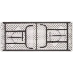 ICEBERG IndestrucTable TOO 1200 Series Folding Table, 72" X 30", Charcoal (65227)