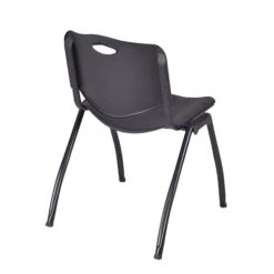 Regency 'M' Plastic Stack Chair, Black (4700BK)