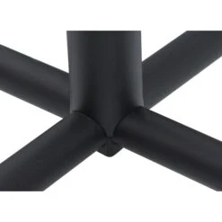 Regency Kobe 30" Round Breakroom Table- Grey & 4 'M' Stack Chairs- Grey