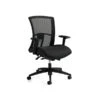 Global Vion Mesh Back Fabric Computer And Desk Chair, Black (6321-8-UR22)