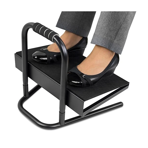 Mount-It! Standing And Sitting Footrest With Handle, Black (MI-7807) - Image 5