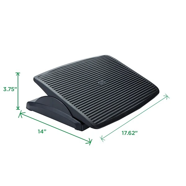 Mind Reader Tilt Adjustable Footrests, Black (FTLINE-BLK) - Image 6