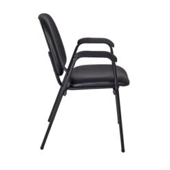 Regency Ace Vinyl Stack Chair, Black (2125LBK)