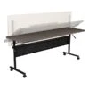 MooreCo Economy Flipper Training Room Table, 24"D X 60"W, Asian Night (91180)