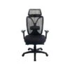 Tempur-Pedic Mesh Back Fabric Computer And Desk Chair, Black (TP6450-BLK-PIP)