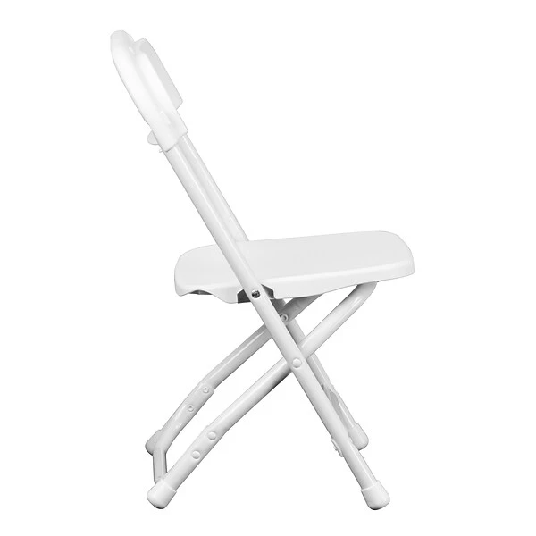 Flash Furniture Kids Plastic Armless Folding Chair, White, 10/Pack (10YKIDWH) - Image 8
