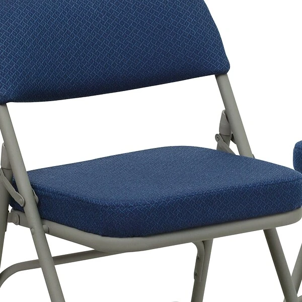 Flash Furniture HERCULES Series Fabric Folding Chair, Navy, 2/Pack (2HAMC320AFNVY) - Image 7