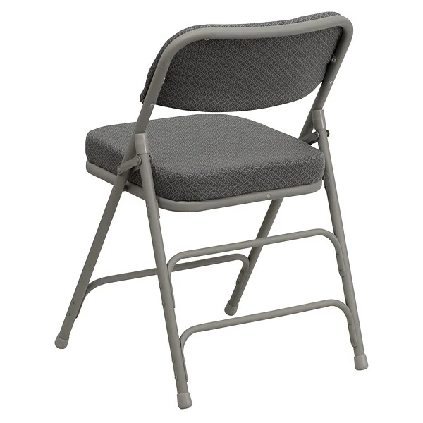 Flash Furniture HERCULES Series Fabric Folding Chair, Gray, 2/Pack (2HAMC320AFGRY) - Image 7