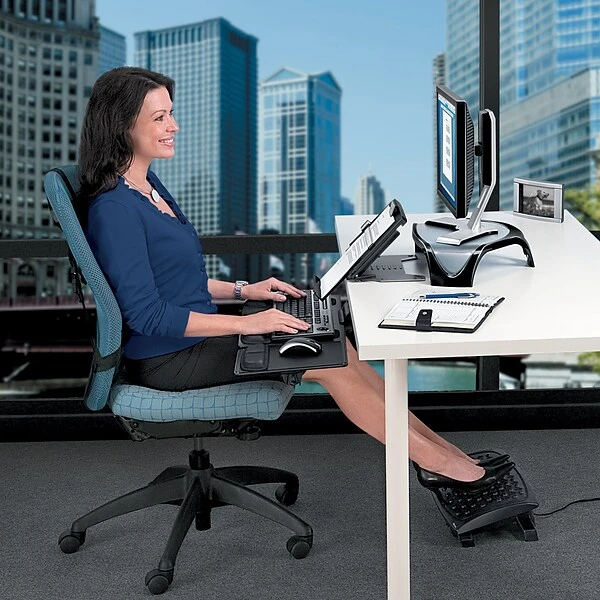 Fellowes Climate Control Tilt Adjustable Footrests, Black (8030901) - Image 5